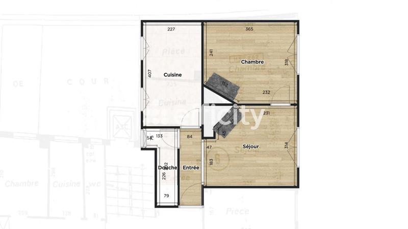 Appartement - 35 m² - 2 pièces