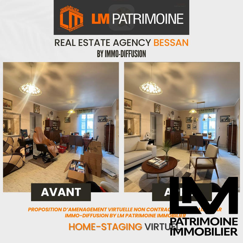 Maison ancienne - 65 m² - 3 pièces