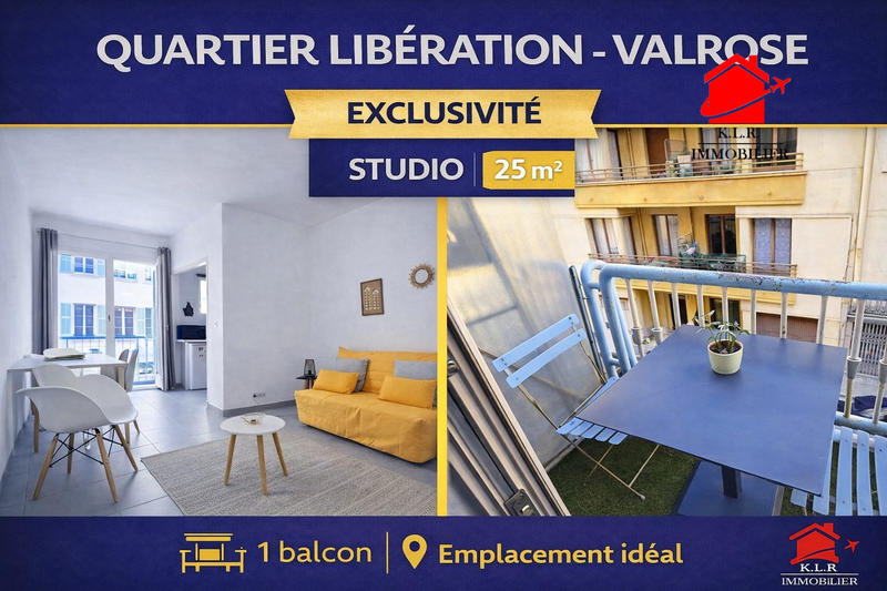 Appartement - 25 m² - 1 pièce