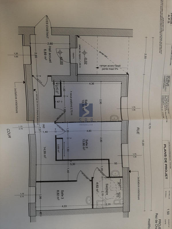 Maison - 63 m² - 3 pièces