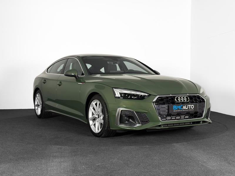 Audi A5 Sportback s-Line Neuve 15km 40 Tfsi 204ch Virtual Cockpit Cuir Carplay Camera Gps Regul Mhev
