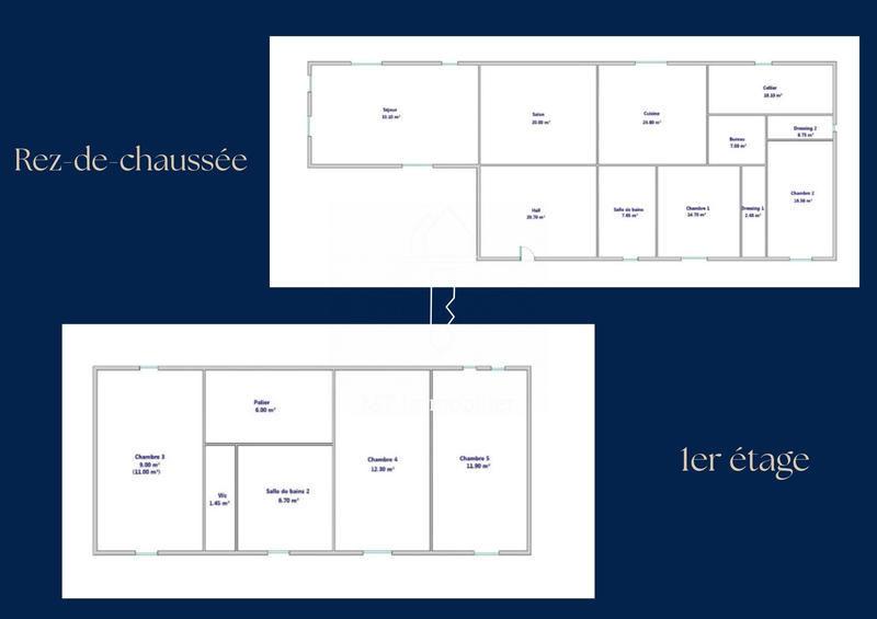 Maison - 215 m² - 9 pièces