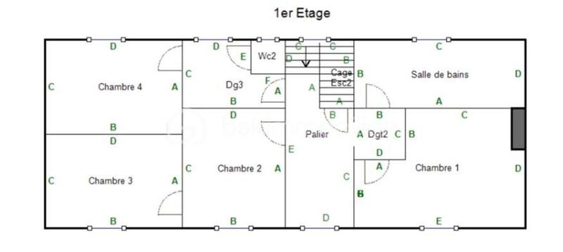 Maison de maîtres - 160 m² - 6 pièces