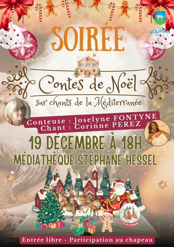 Soirée : Contes de Noël Sur Chants de la Méditerranée