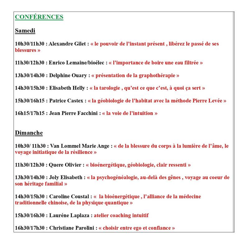 Foire du Bien être et du Mieux vivre