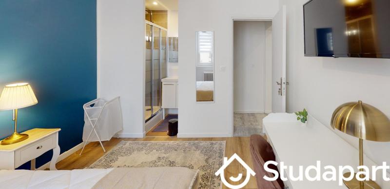 Chambre - 13 m² - 1 pièce