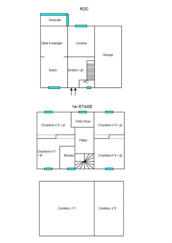 Maison - 106 m² - 5 pièces