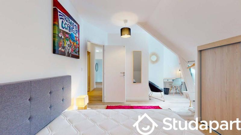 Chambre - 10 m² - 1 pièce