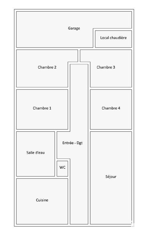 Maison - 92 m² - 5 pièces