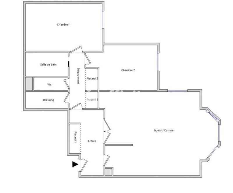 Appartement - 77 m² - 3 pièces