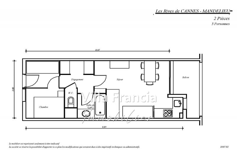 Appartement - 33 m² - 2 pièces
