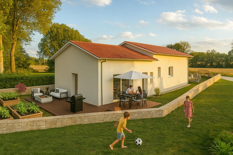 Maison - 90 m² - 4 pièces