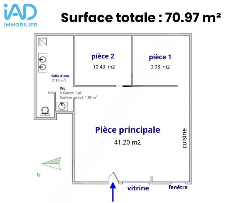 Local commercial - 70 m²