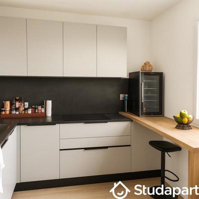 Chambre - 12 m² - 1 pièce