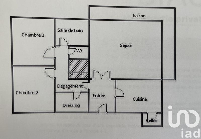 Appartement - 66 m² - 3 pièces