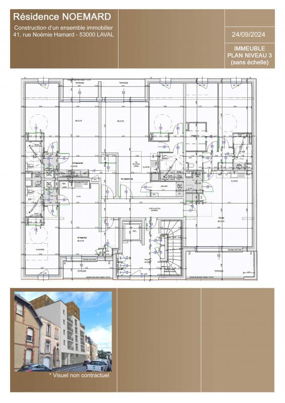 Appartement - 73 m² - 3 pièces