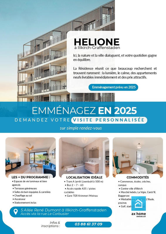 Appartement - 64 m² - 3 pièces