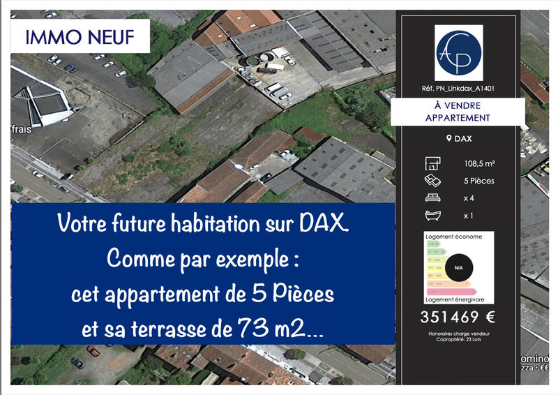 Appartement - 109 m² - 5 pièces