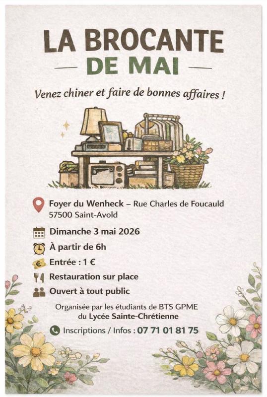 🛍️☀️La Brocante de Mai