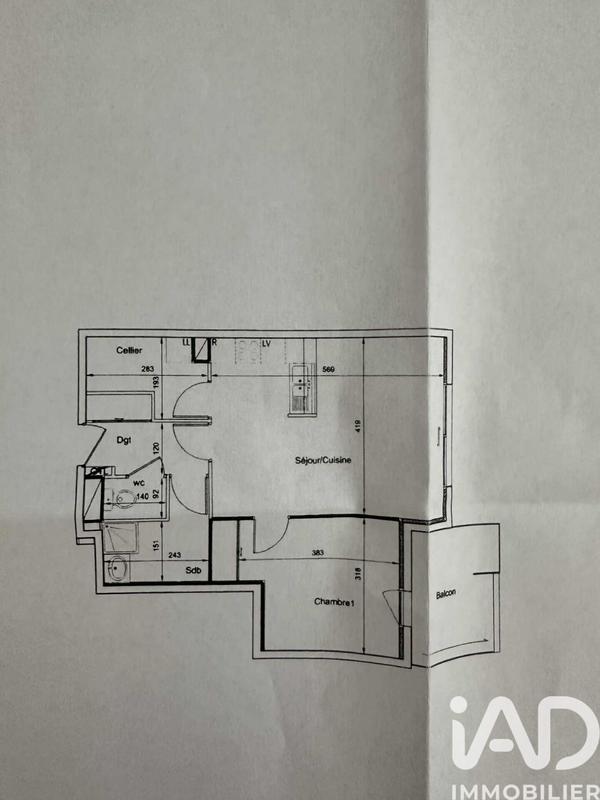 Appartement - 50 m² - 2 pièces