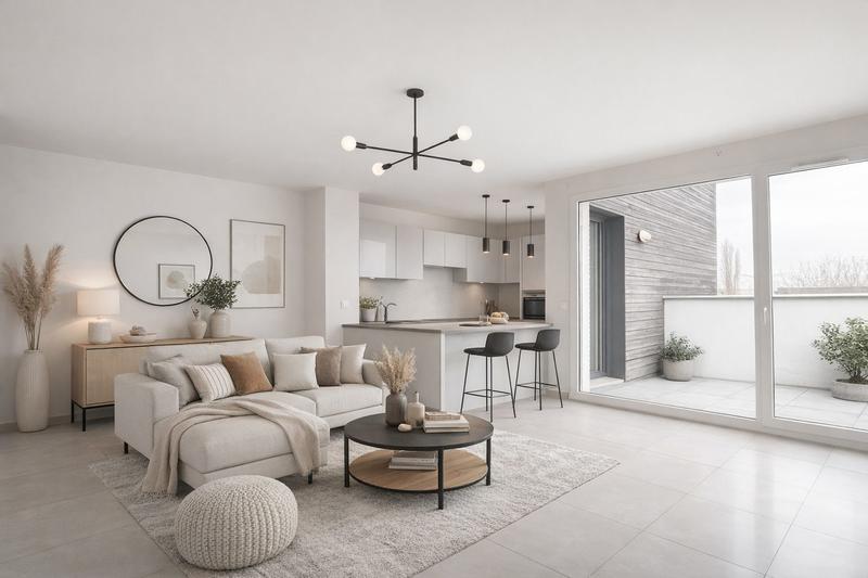 Appartement - 65 m² - 3 pièces