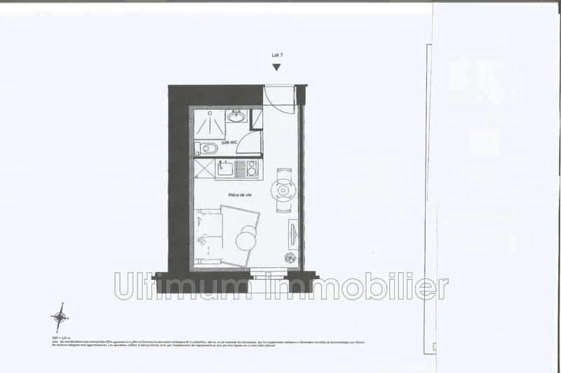 Appartement - 16 m² - 1 pièce