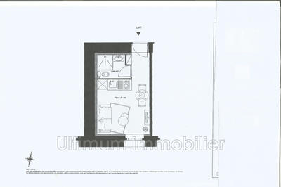 Appartement - 16 m² - 1 pièce