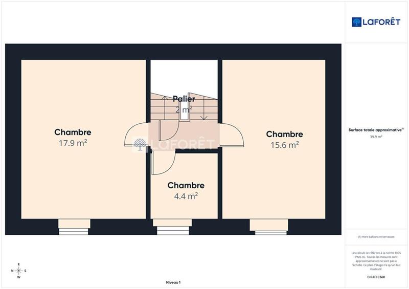 Maison - 90 m² - 4 pièces