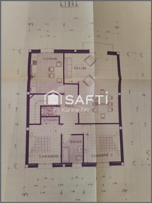 Maison - 117 m² - 4 pièces