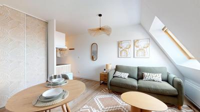 Studio - 20 m² - 2 pièces