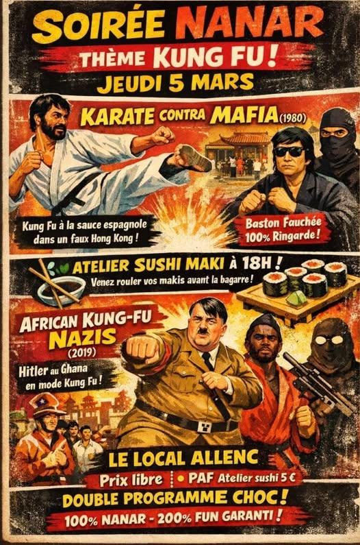 Atelier Sushi Maki &amp; Soirée Nanar