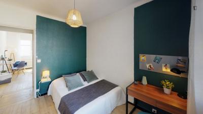 Chambre - 9 m² - 4 pièces