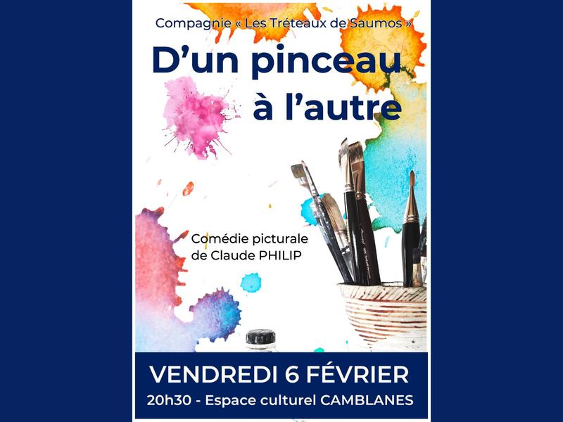 Pièce de théâtre "D'un pinceau à l'autre"