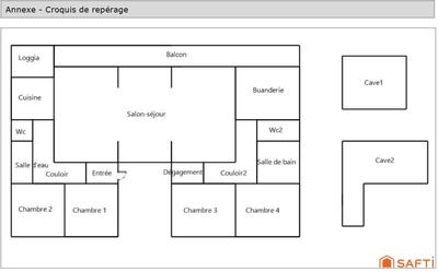 Appartement - 135 m² - 5 pièces