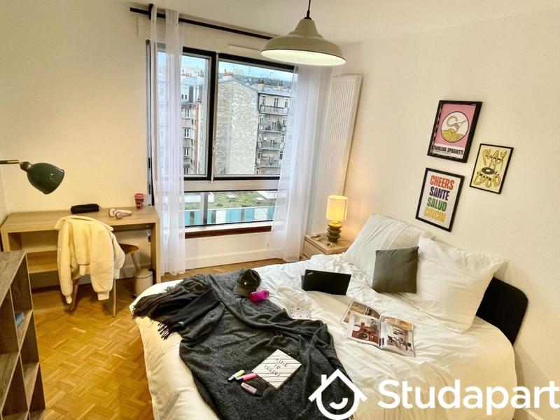 Chambre - 12 m² - 1 pièce