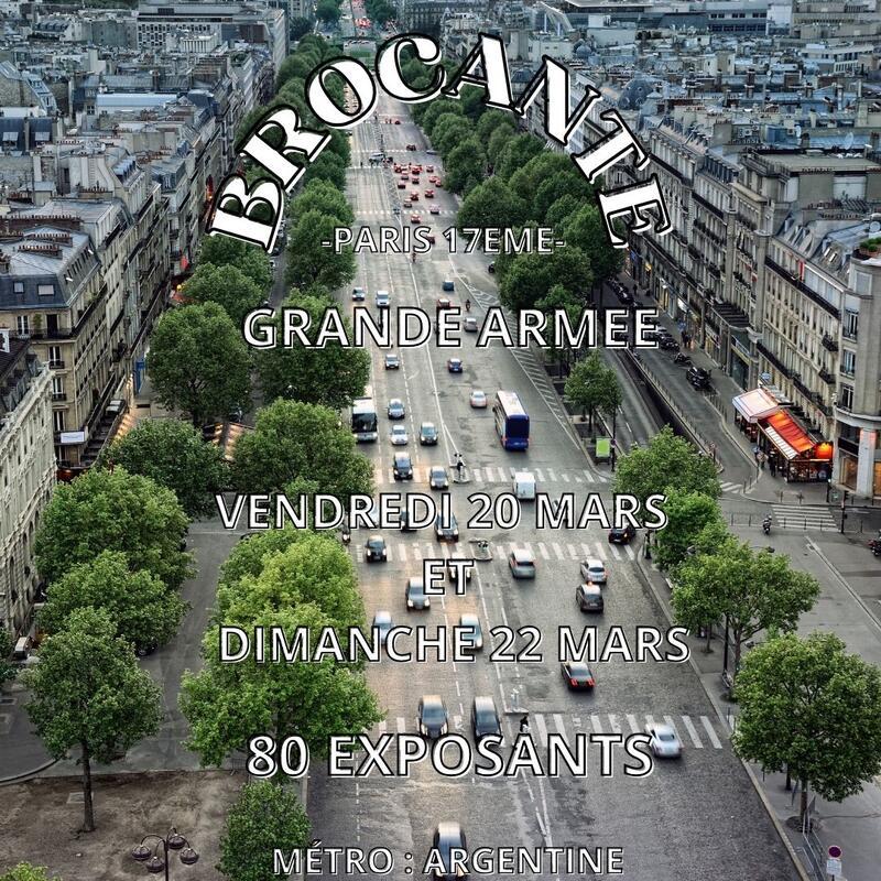 Brocante professionnelle grande armée