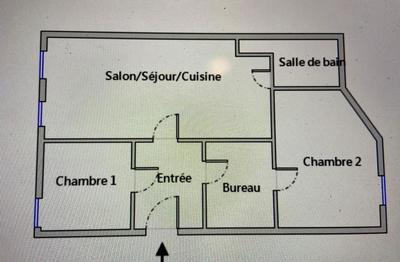 Appartement - 80 m² - 3 pièces