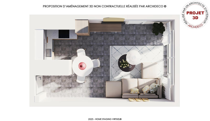 Appartement - 34 m² - 2 pièces