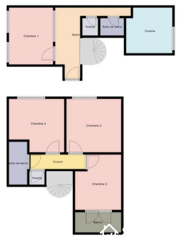 Chambre - 24 m² - 1 pièce