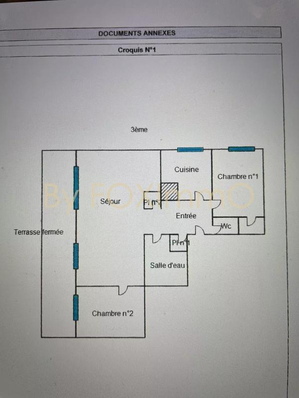 Appartement - 70 m² - 3 pièces