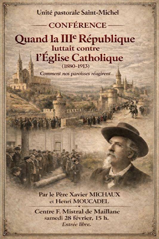 Conférence Henri Moucadel et Père Xavier Michaux