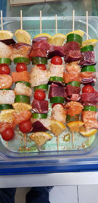 Epicerie ratatouille et coquillages