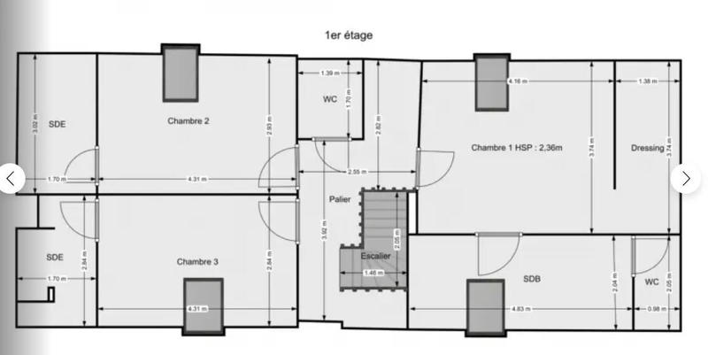 Maison - 140 m² - 6 pièces