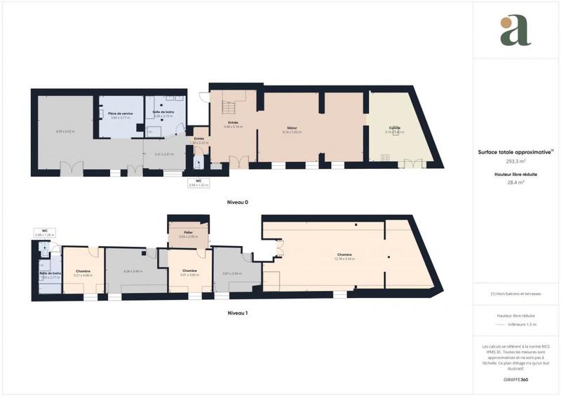 Corps de ferme - 260 m² - 7 pièces