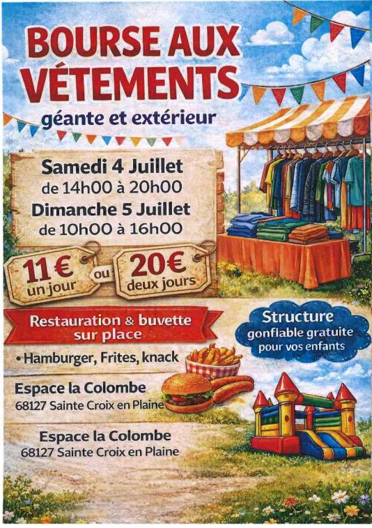 Bourse aux vêtements