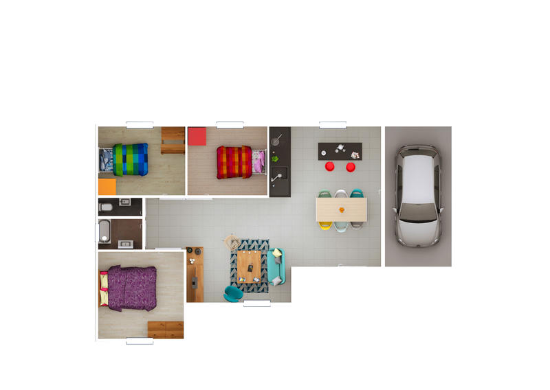 Maison - 82 m² - 4 pièces