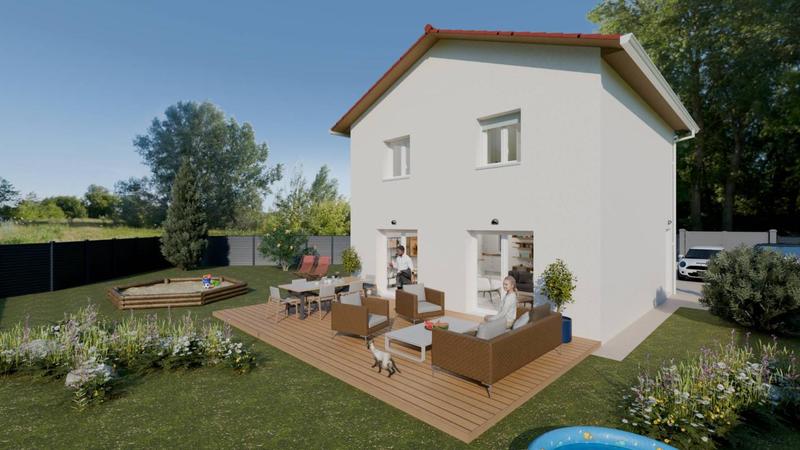 Maison - 96 m² - 4 pièces
