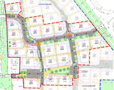 Terrain constructible - 633 m²