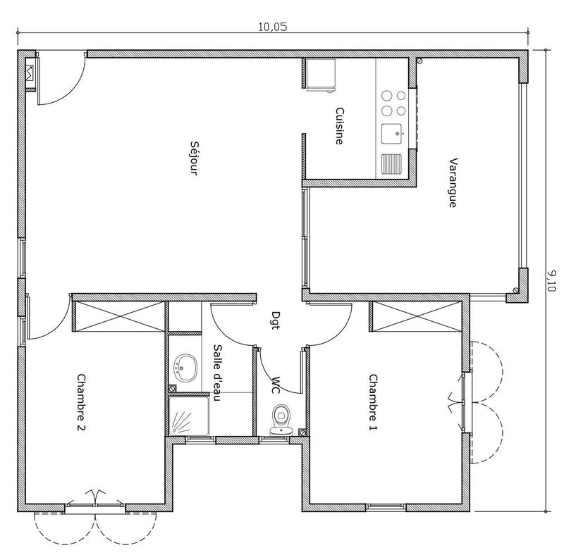 Appartement - 61 m² - 4 pièces