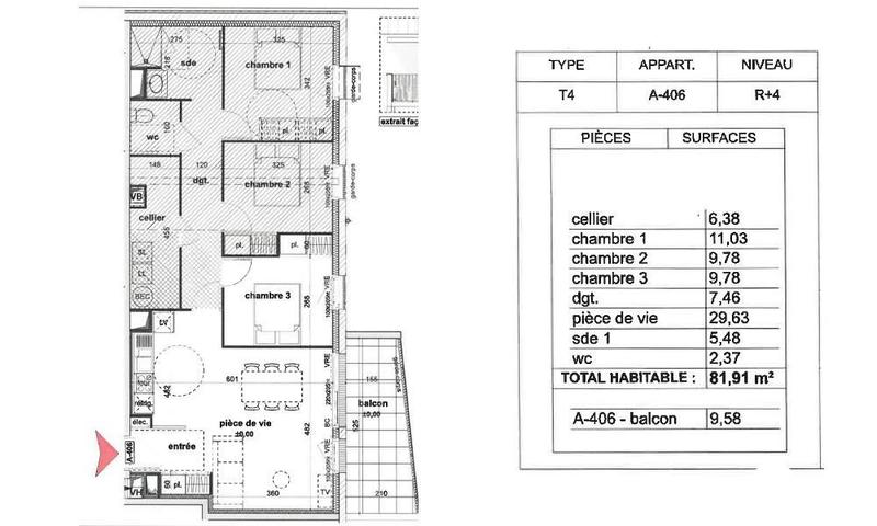 Maison - 81 m² - 4 pièces